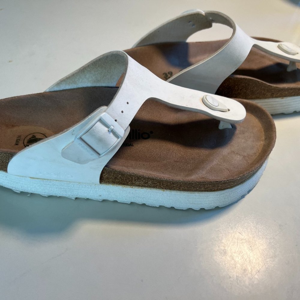 White Birkenstock Papillo Size 39